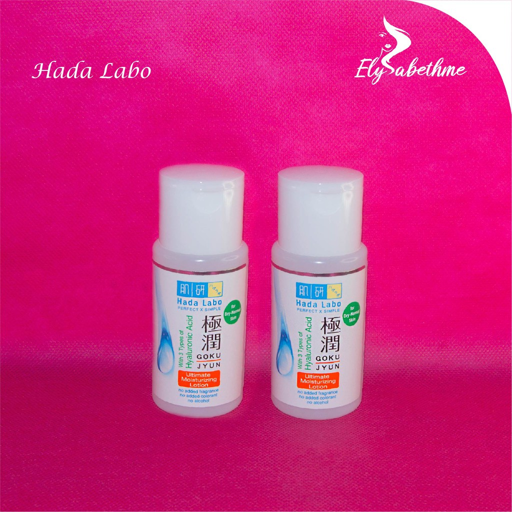 ✿ELYSABETHME✿ Hada Labo Ultimate Moisturizing LOTION gokujyun moist import pelembab mencerahkan memutihkan kulit