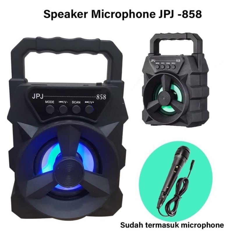 Speaker Bluetooth Wireless JPJ-113/JPJ-858 PORTABLE WITH MIC