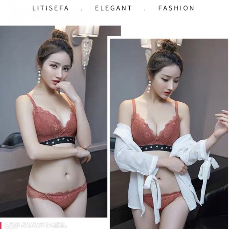 BRA SET SEAMLESS PREMIUM (BRA + CD) BUSA PUSH UP TANPA KAWAT