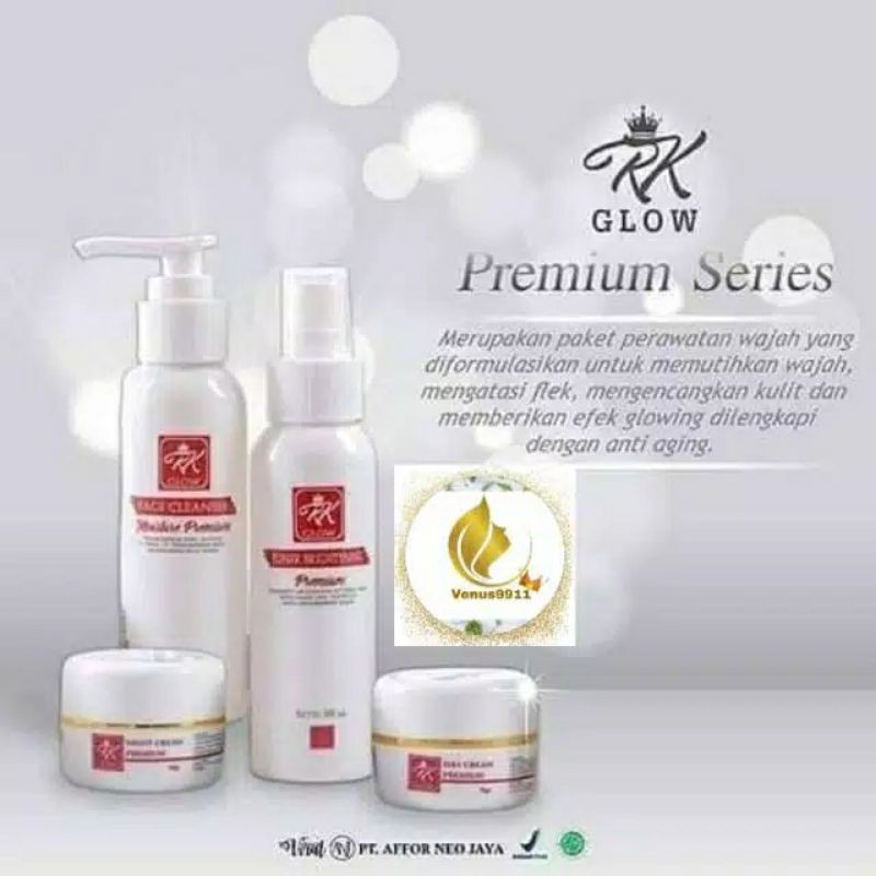 RK Glow Premium Series / RK Glow Paket Premium / RK Glow Skincare / RK Glow Whitening