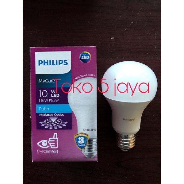 lampu led philips 10watt / philips 10 w / lampu led 10 watt / lampu philips 10watt