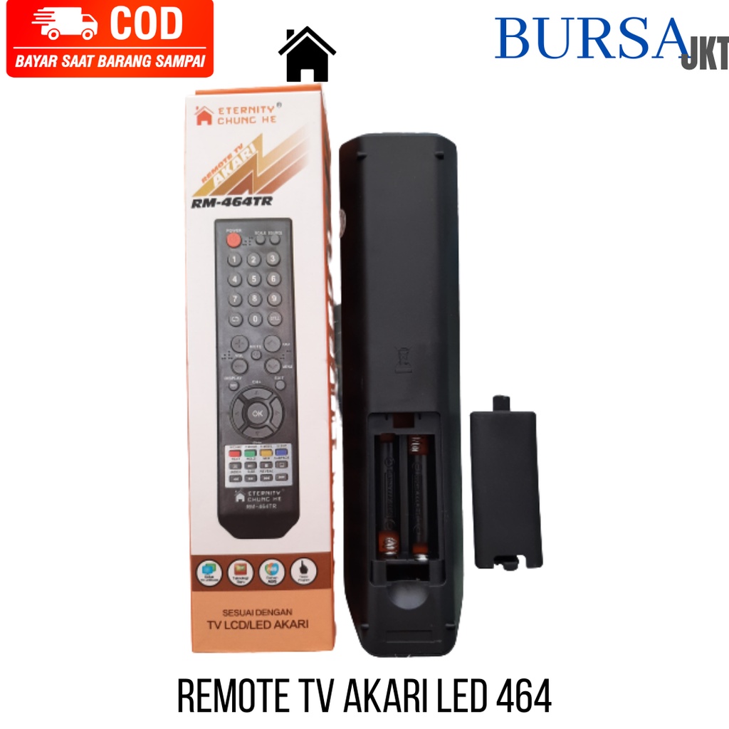 REMOTE TV LED LCD TABUNG AKARI MULTI 464 TR