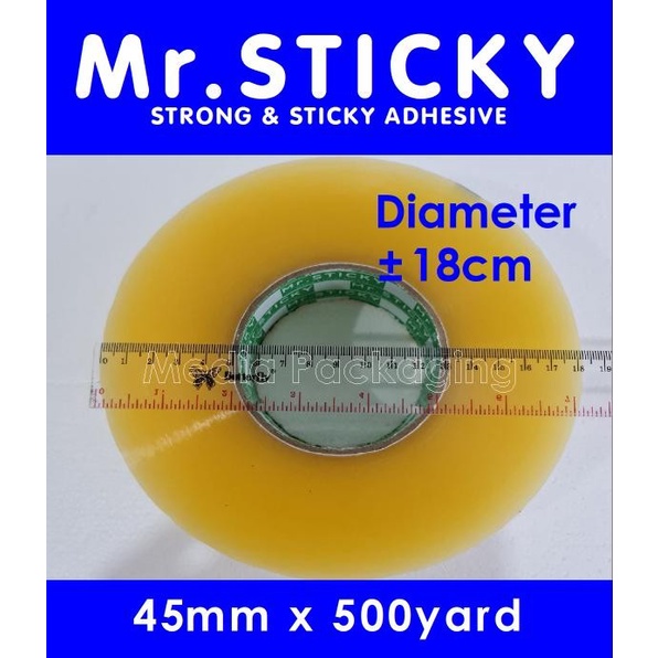 

Kusus Hari Ini Lakban Jumbo Mr.Sticky 45Mm X 500 Yard Murah Hemat