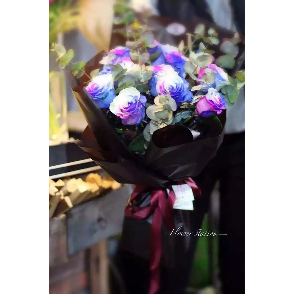 KERTAS BUNGA (1 PACK = 20 LBR) WM POLOS/ FLOWER WRAP/ PEMBUNGKUS BUNGA WATERPROOF