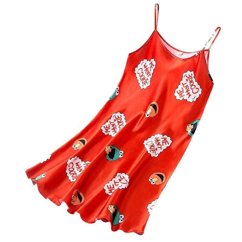 BC - Daster Satin Veluci / daster tali satu wanita-Elmo