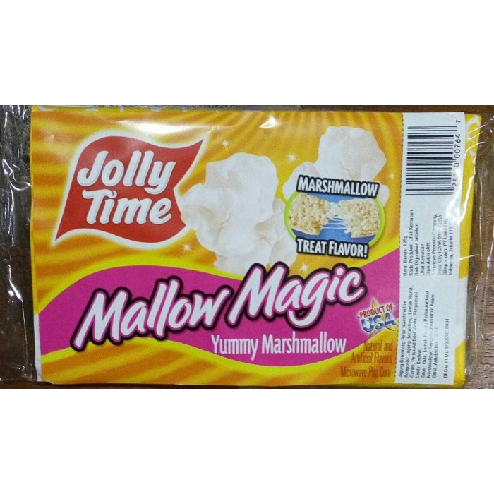 

Jual [Promo] Popcorn Jolly Time "Mallow Magic" Free ongkir