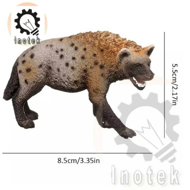 Static Figure Hyena - Miniature Hyena - Mainan Heyna