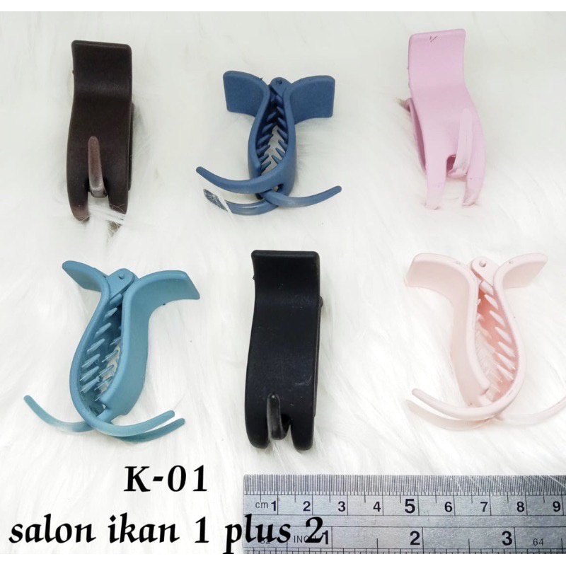 Jepit Jedai Rambut Salon Korea Bahan Tebal Size 5.5cm Polos Bukan ikat atau Bando Bandana Import Murah Cod