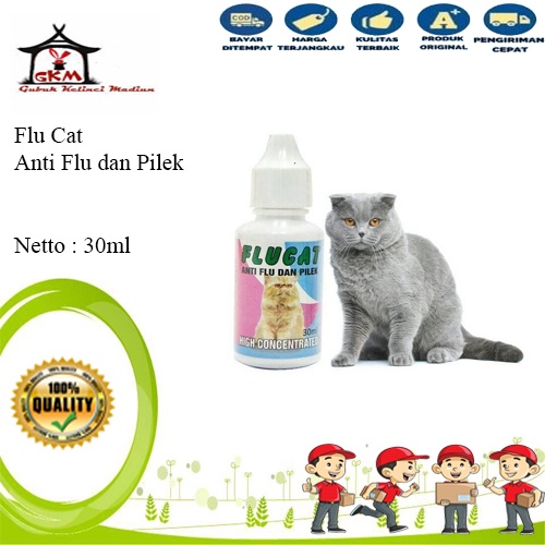 FLUCAT FLU CAT 30 ml Obat Flu Kucing