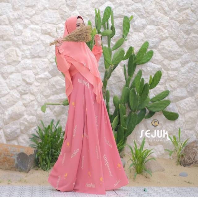 Sejuk set by Azzahra premium syar'i