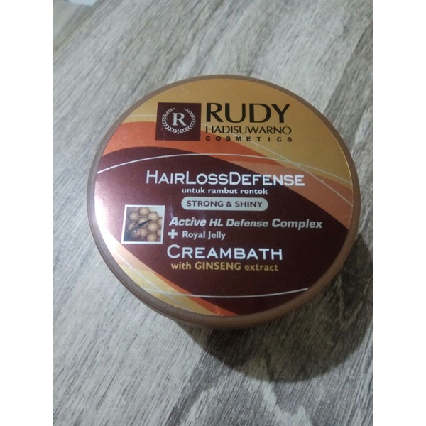 Rudi hadisuwarno hair loss defense creambath 200gr