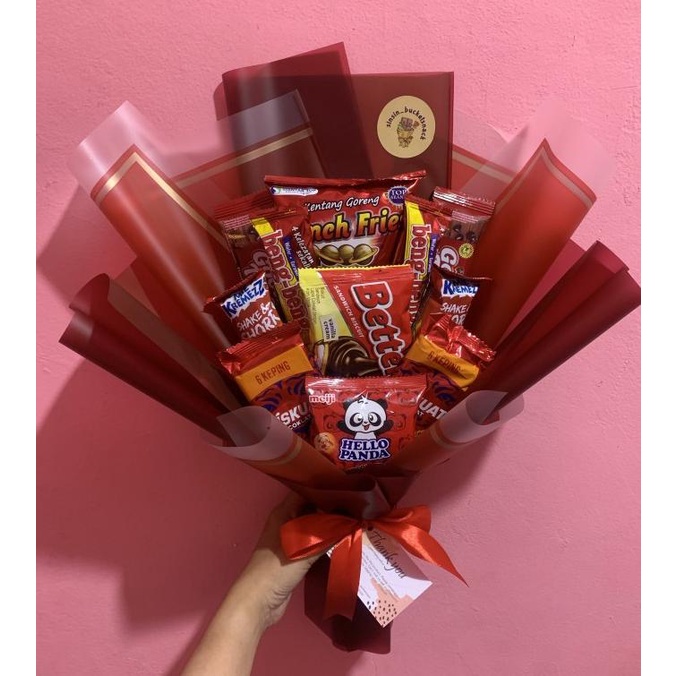 

Sale!!! Bucket Snack Hadiah Ultah Graduation Untuk Gift Wisuda Buoquet Snack - Paling Diminati