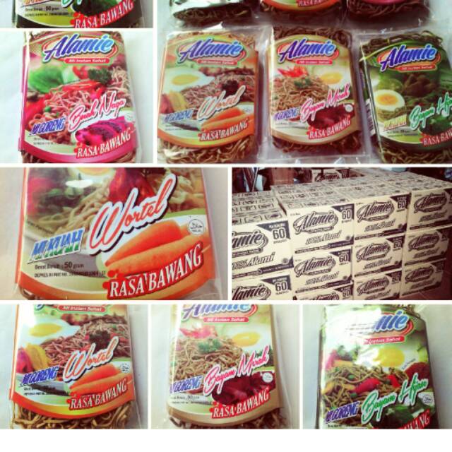 

Mie Alamie Bumbu Bawang Grosir isi 60bks bisa Request