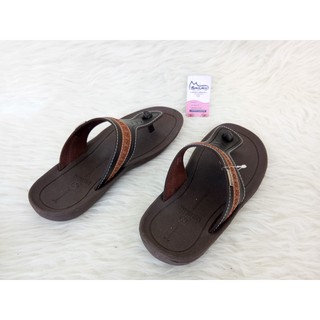  Sandal  Kasual Pria Neckermann  LV 9356 Brown Shopee 