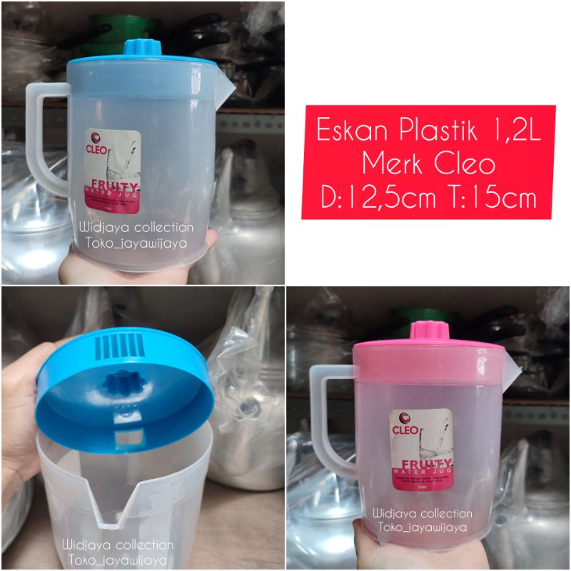 Teko plastik 1 Liter GBU/Water jug 1,2L/Pitcher plastik