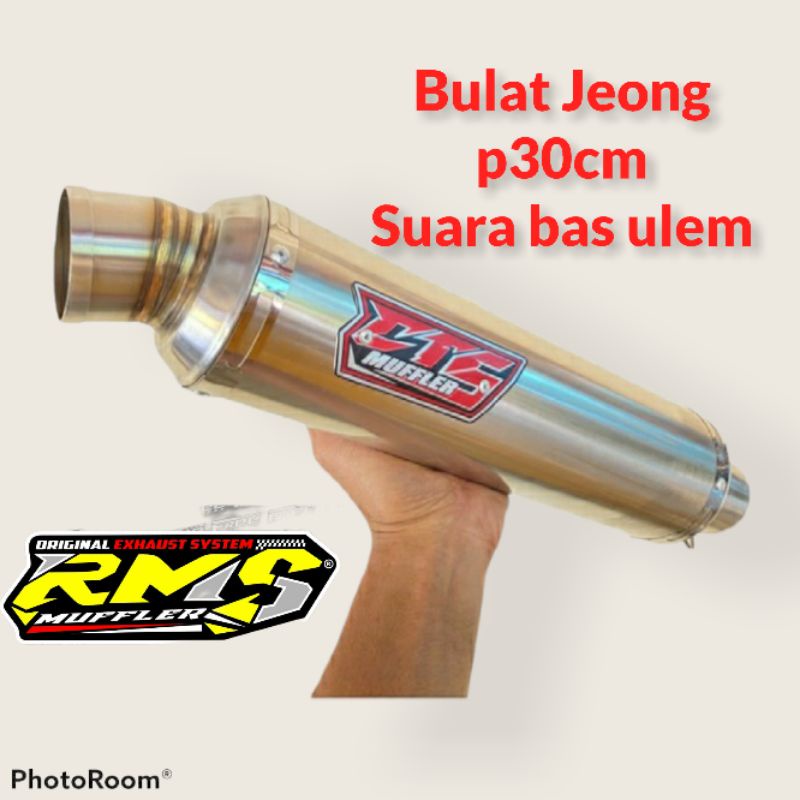 Slincer Knalpot CTS Muffler Bulat Jenong Herex D50mm