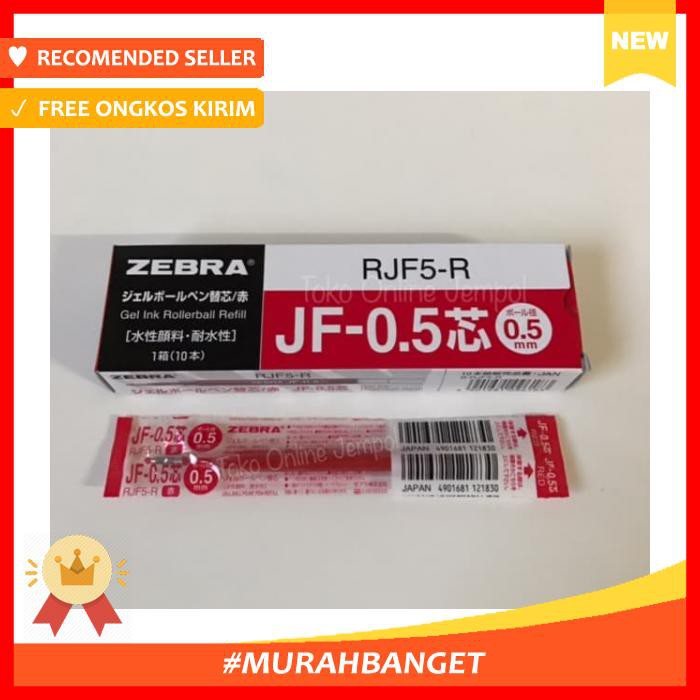 

Atk0322Sr Rjf5 R Merah 0.5 Mm Isi Pen Sarasa Refill Zebra Jf 0,5 Red - Alat Tulis - Pulpen