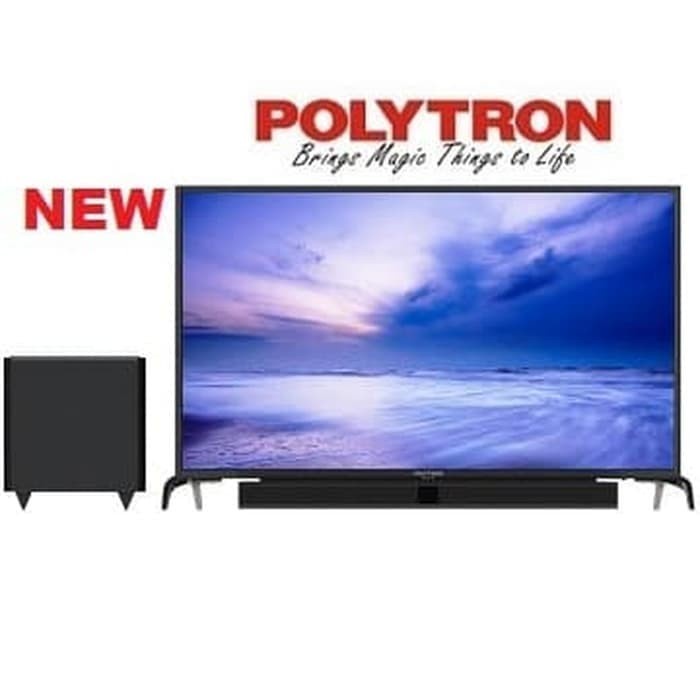 LED TV POLYTRON 32 INCH WITH Cinemax Soundbar 32" PLD32B1550