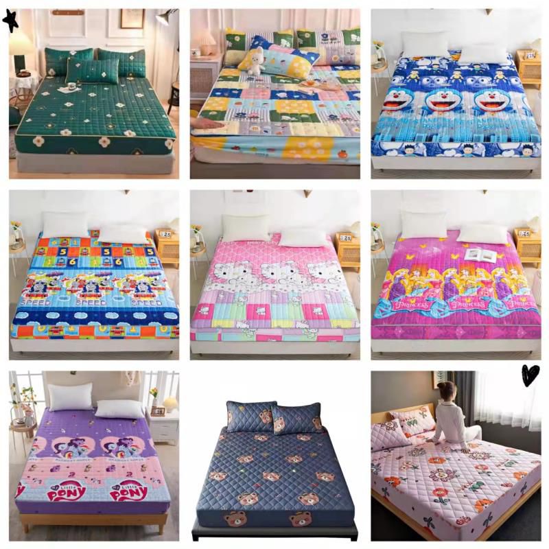 SPREI WATERPROOF ANTI AIR SEPREI MOTIF UKURAN 180X200 DAN 160X200CM-1