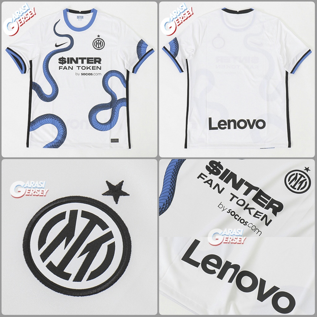 Jersey Sepak Bola Inter Away 2021/2022 Inter Milan Grade Ori