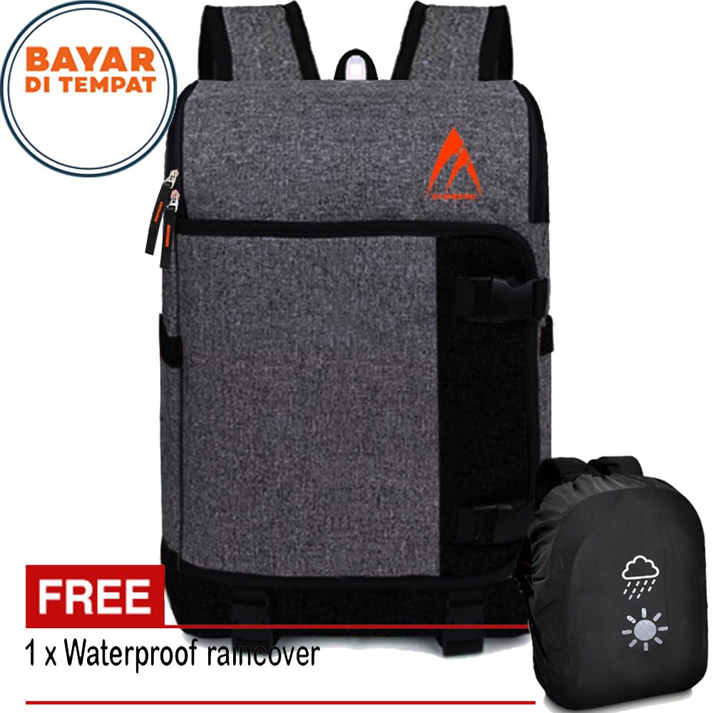 6.6 Shopee Belanja Gratis!! Tas Ransel UNISEX P0993 Tas laptop Backpack Pria Wanita Desain Korea