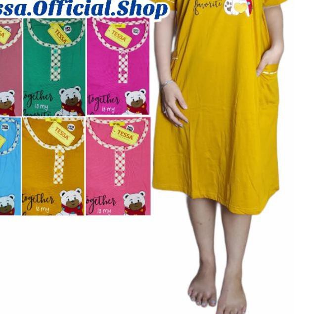 ➽ DASTER JUMBO TESSA - BAJU TIDUR TESSA ✷
