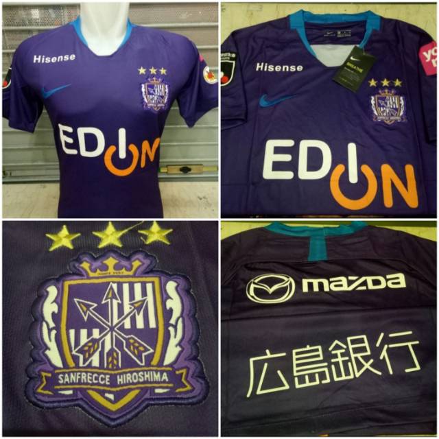JERSEY BOLA SANFRECCE HIROSHIMA HOME NEW 2019/20 GRADE ORI