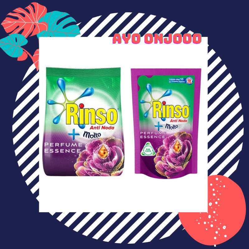 RINSO DETERGENT POWDER 770gr / LIQUID 750ML DETERJEN BUBUK / CAIR