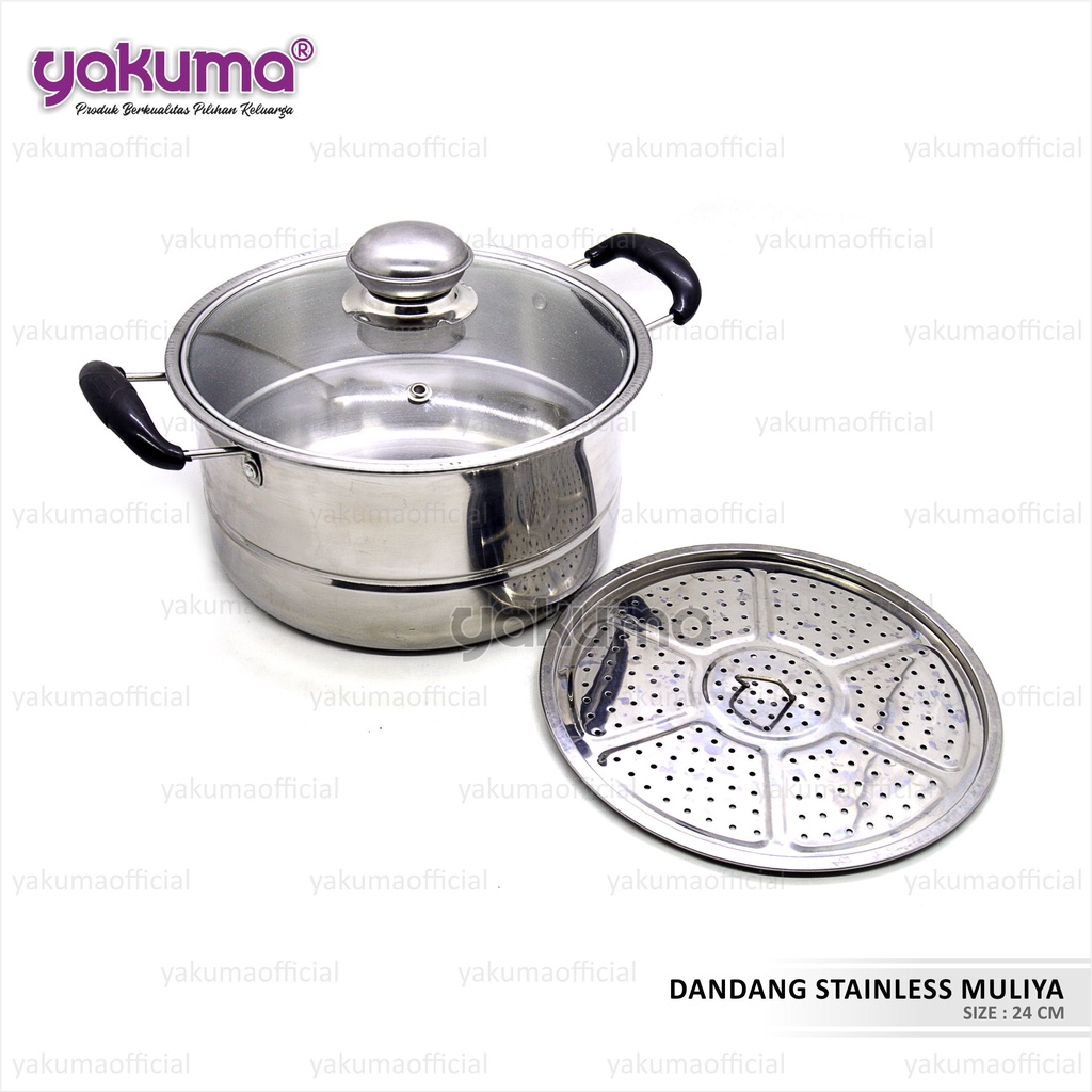 Jual Panci Kukus Steamer Dandang Stainless Muliya Cm Shopee