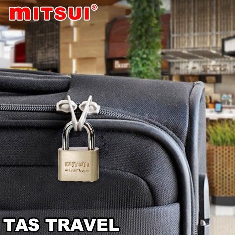 Gembok Pagar MITSUI MPL Superior Anti Maling Baja Anti Karat Pager Pintu Rumah Gerbang Rantai Padlock Koper