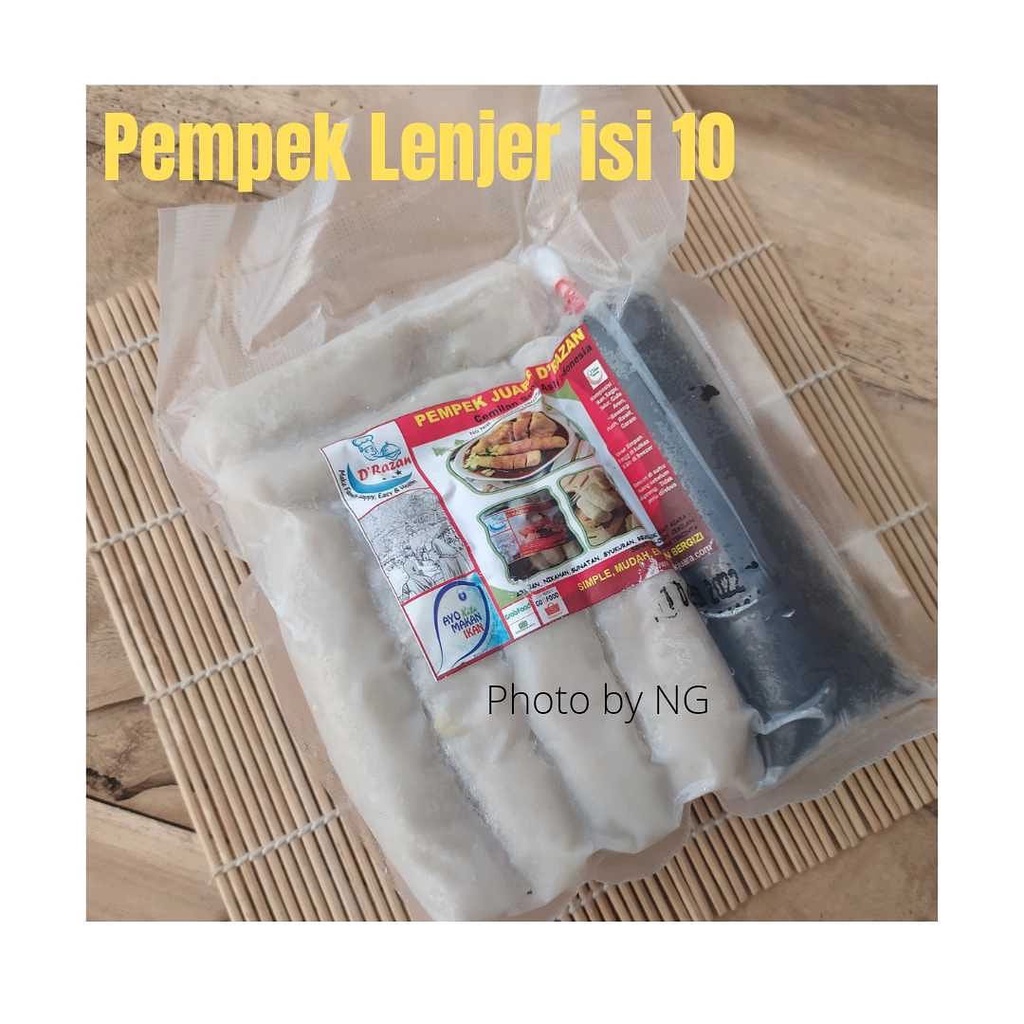 Paket Hemat Pempek Lenjer 9 Biji/ Pempek Palembang Asli/ Empek-empek Palembang Enak