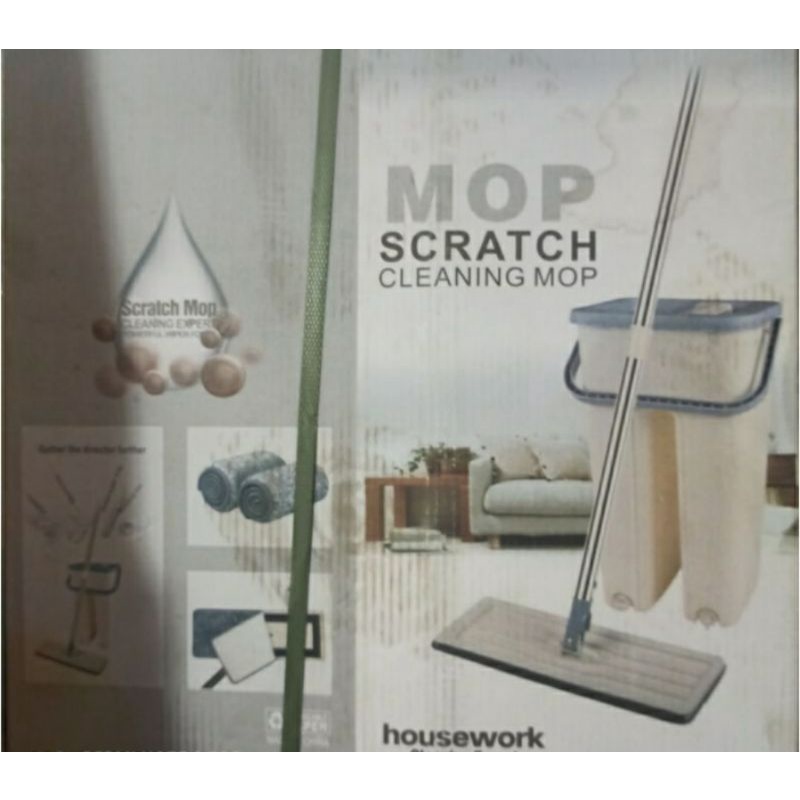 SCRATCH MOP CLEANING MOP / ALAT PEL PRAKTIS