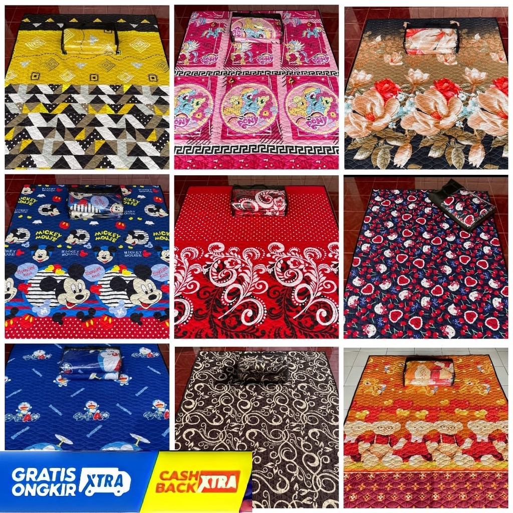 Karpet Lantai Quilting Jumbo Ukuran 230cm x 170cm Karakter TERLARIS