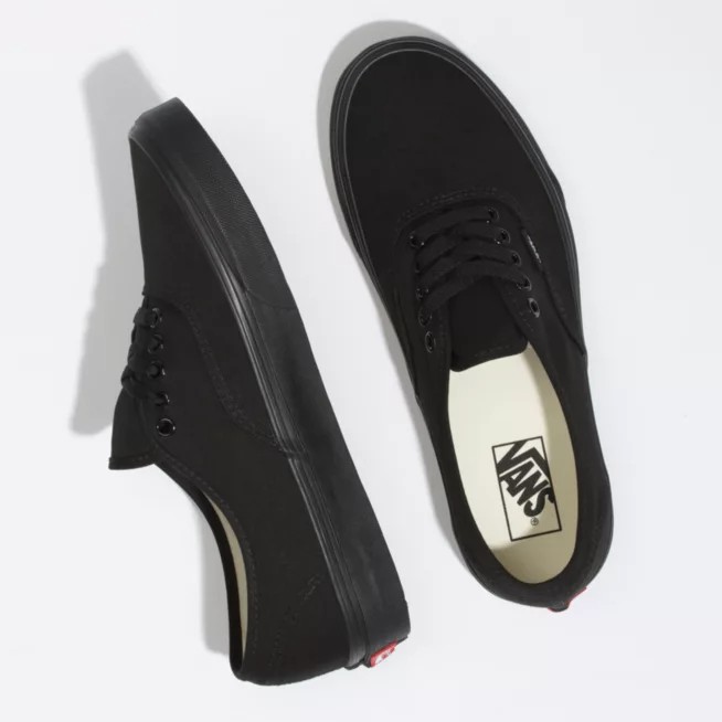 Sepatu Vans Sneakers Era Authentic Sepatu Pria dan Wanita Hitam Polos