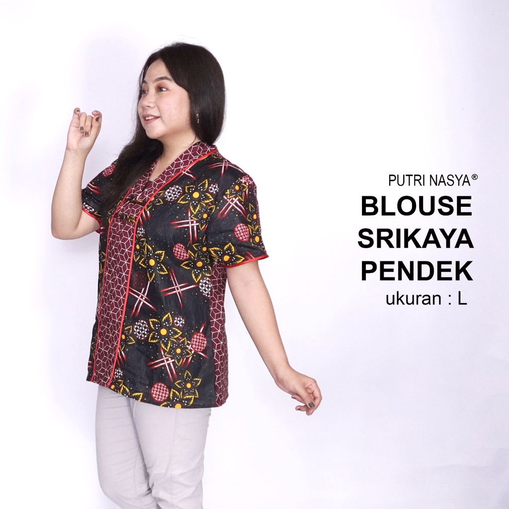 Blouse Big Size Batik Wanita Atasan Batik Lengkap S-M-L-XL-2L-3L-4L-5L-6L-7L Model Blus Jumbo Seragam Batik / Atasan Batik Bigsize Wanita / Pakaian Batik Kekinian Jumbo Kerja Kantor / Blus Batik Formal Wanita Model Terbaru Bahan Katun
