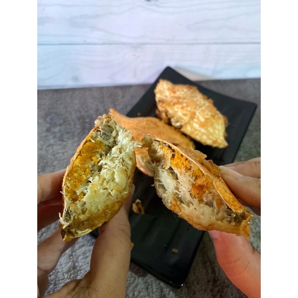 

Kepiting Bertelur Cangkang Bisa Di Makan 100% Isi Daging Kepiting dan Telur Kepiting