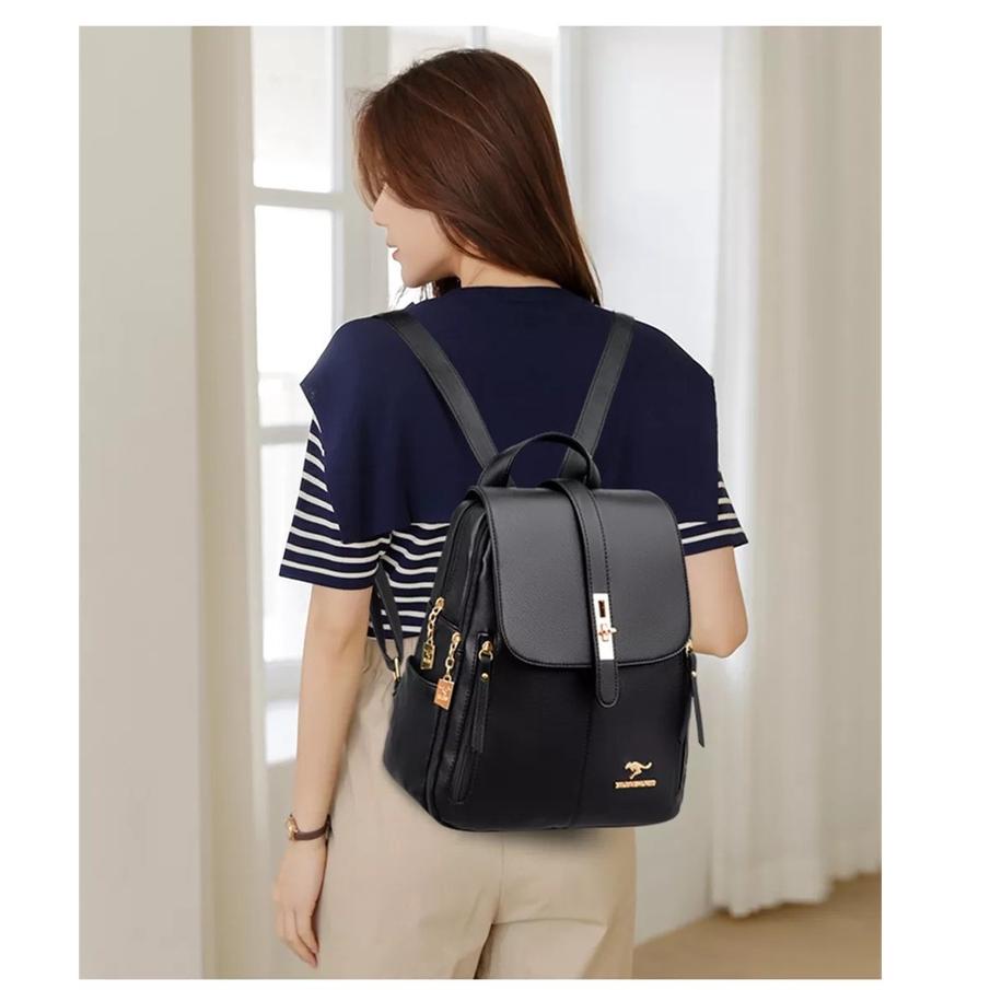 "CMS. 571508" - TAS RANSEL WANITA KULIT PU LEATHER  BACKPACK NEW ARRIVAL REALPICT BERKUALITAS) / tas