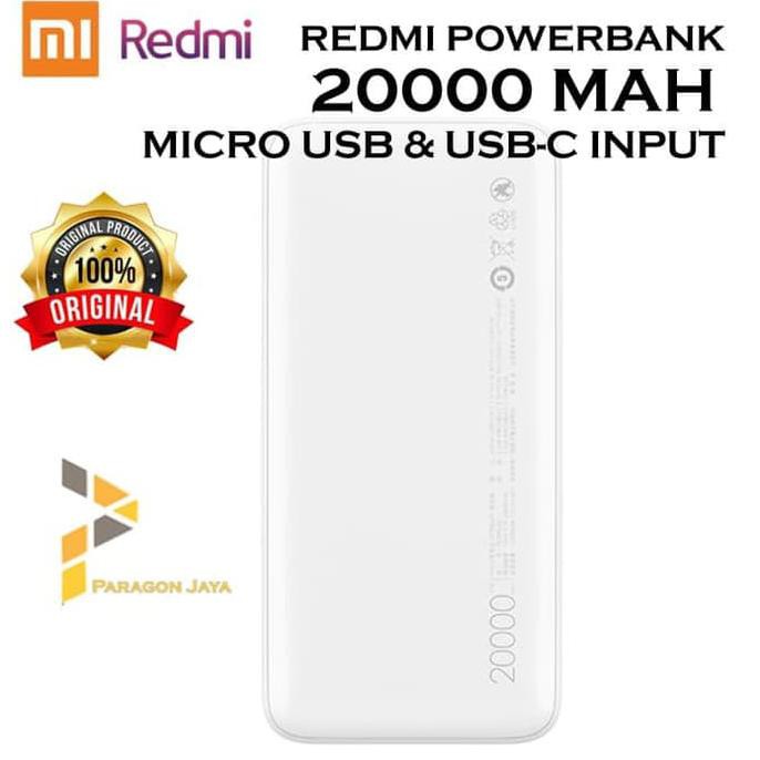 harga promo Barang bagus Power Bank REDMI 20000 MAH 18W Fast Charging Q3 Original Xiaomi -