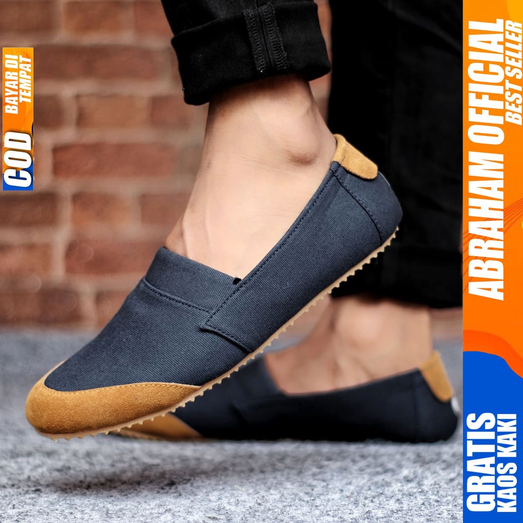 ABRAHAM UNO Sepatu Casual Slip On Pria