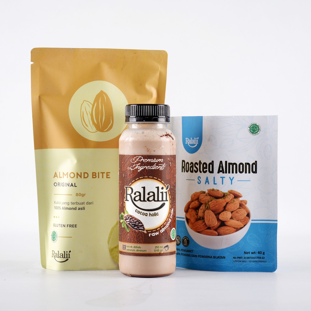 

Ralalii - Diskon Paket Healthy (Almond Milk + Almond Bite + Roasted Almond)