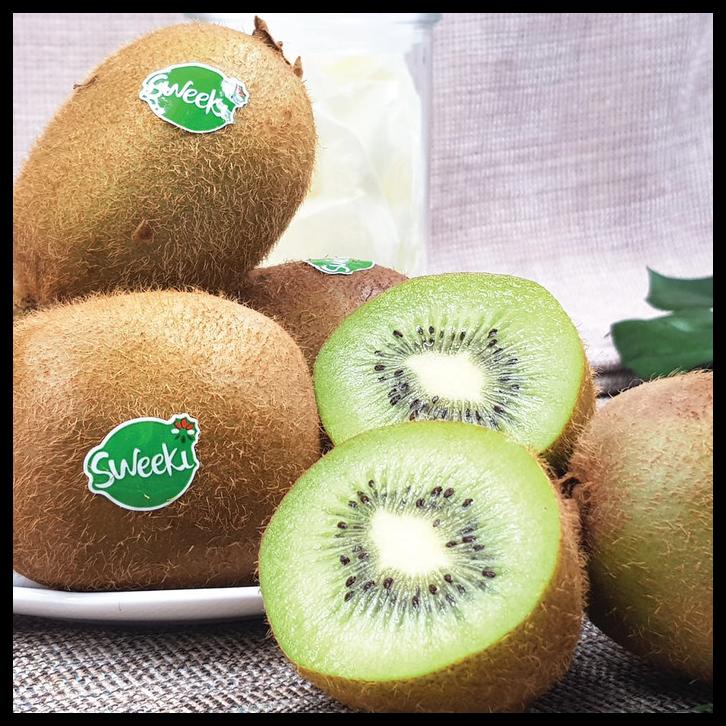 

Green Kiwi / Kiwifruit / Sweeki Italy / Buah Kiwi (100% Fresh) 1Kg