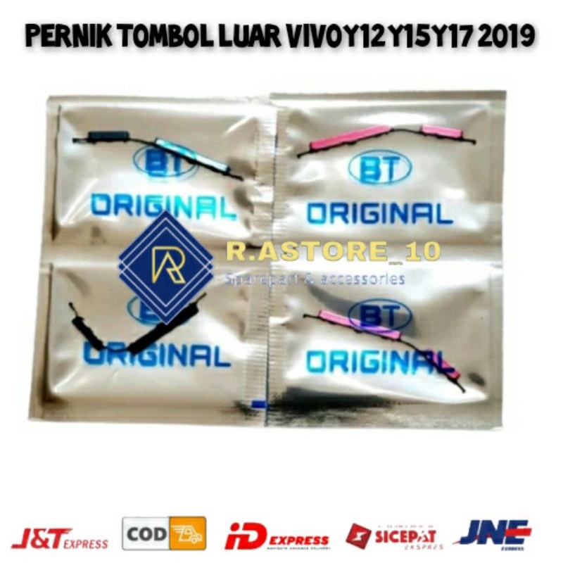 Pernik Tombol Luar On Off + Volume Vivo Y12 Y15 Y17 2019 Rubber Button Keypad