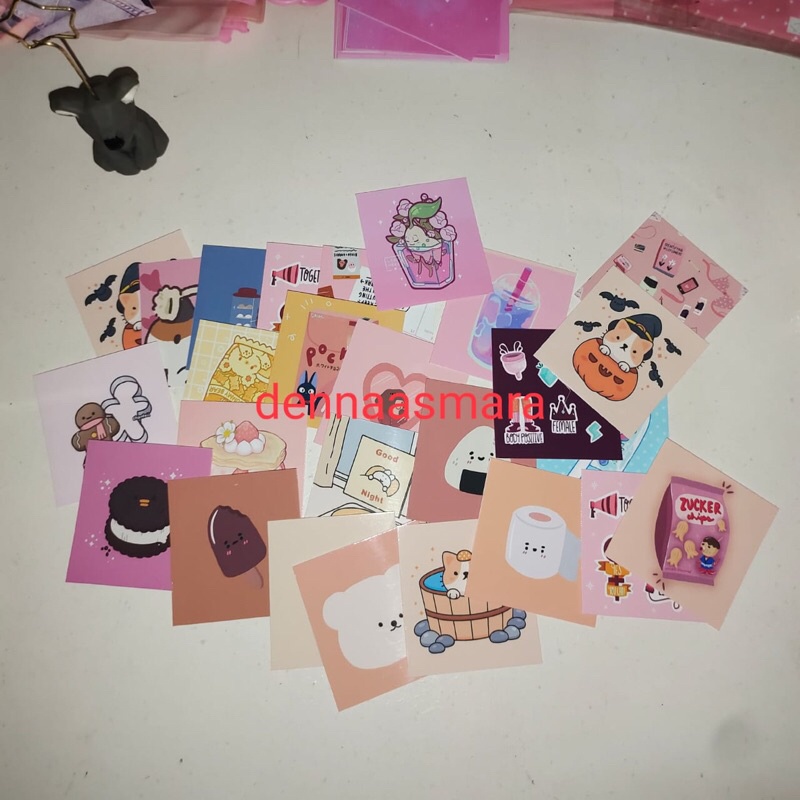 

STICKER AESTHETIC KOTAK LUCU MURAH