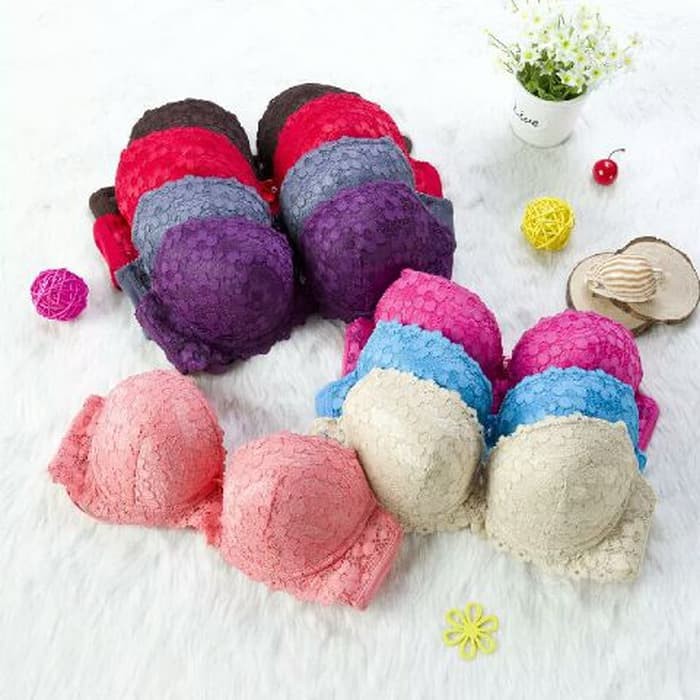 BH BRA BROKAT PUSH UP BRA TALLY 389 MURAH - 38