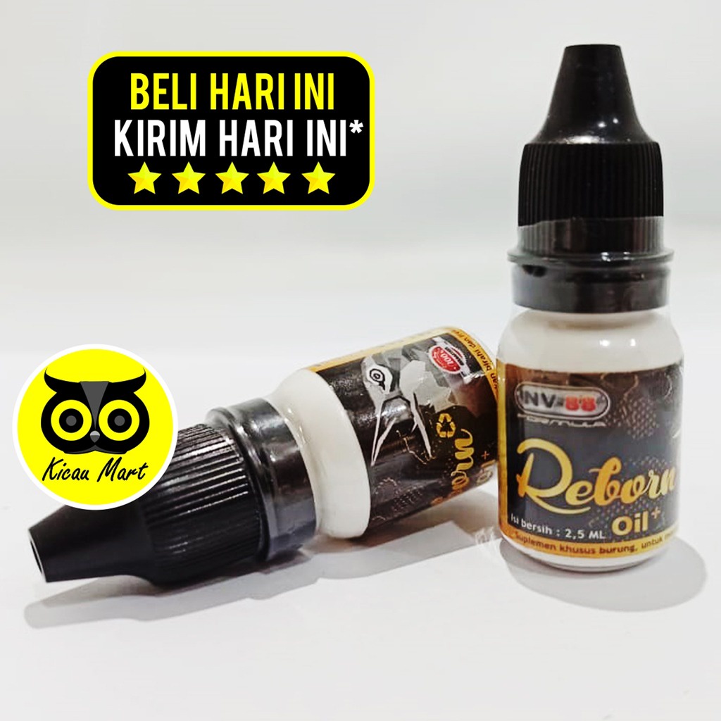 VITAMIN OBAT BURUNG PLECI MACET BUNYI PENINGKAT BIRAHI MURAI REBORN MAGIC OIL NV 88 5 ML VHMINV2