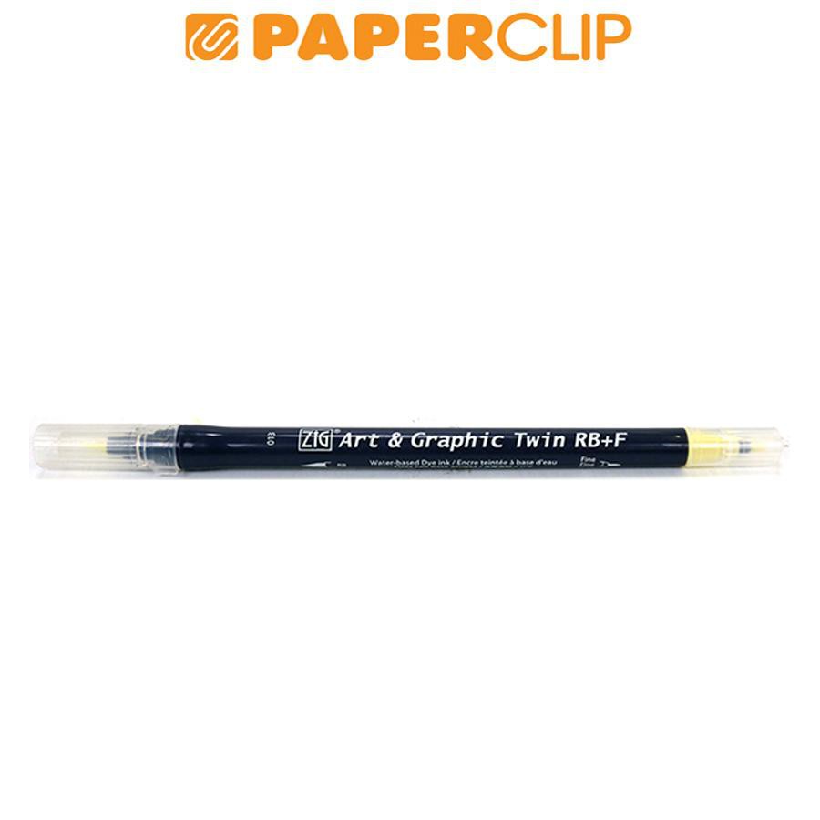 

PEN BRUSH ZIG KURETAKE ART & GRAPHIC TWIN TUT-95 013 PALE YELLOW