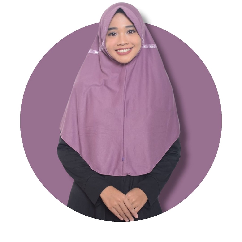 Hijab Serut Sekolah Jenjang TK Jilbab Variasi Serut samping Bergo Anak -anak Dewasa Mate PE Premium