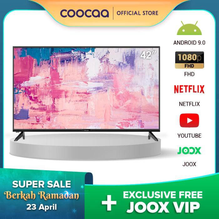 HOT PRODUCT COOCAA 42 INCH FULL HD - SMART TV - TV ANDROID 9 - WIFI