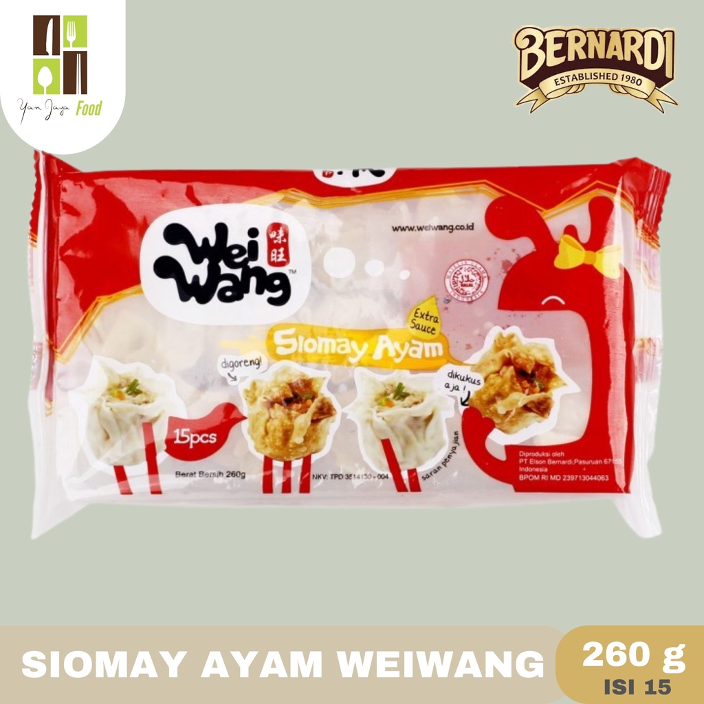 Siomay Ayam Weiwang isi 15 [260g]