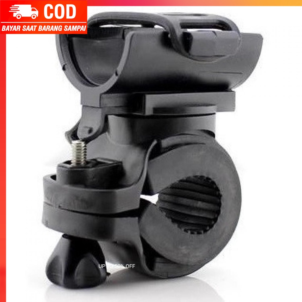 (100% BARANG ORI) Bike Bracket Mount Holder for Flashlight - AB-2966